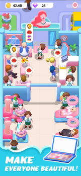 Idle Salon Makeover Game apk Download v1.0.1118 screenshot 2