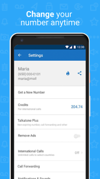 Talkatone Texting & Calling mod apk download v7.4.0 screenshot 1