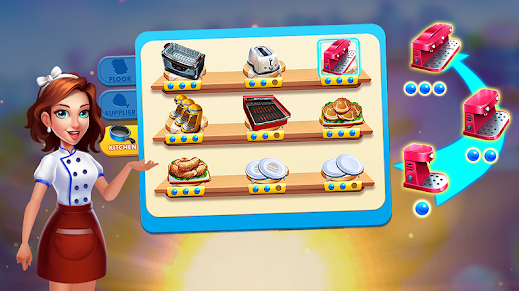 Cooking Sizzle Master Chef Mod Apk Unlimited Money Download v1.9.1 screenshot 1