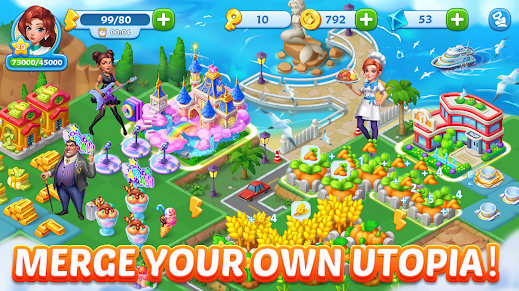 Merge Topia Hotel Tycoon Mod Apk Latest VersionͼƬ1