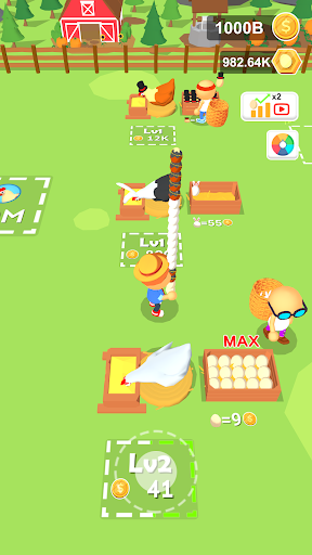 Egg Farm Tycoon mod apk unlimited money and gems