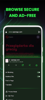 Opera GX Gaming Browser mod apk download v2.1.3 screenshot 1