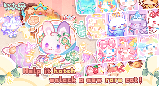 Lovely cat dream party mod apk 4.0 unlimited money v4.0 screenshot 1