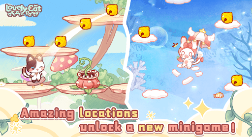 Lovely cat dream party mod apk 4.0 unlimited money v4.0 screenshot 3