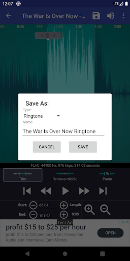Ringtone Maker create ringtone apk free download