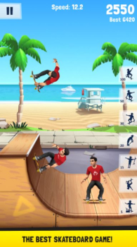 Flip Skater mod apk (unlimited money and gems) v2.50 screenshot 1