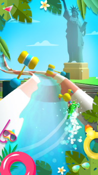 Waterpark Slide Race mod apk unlimited money download v1.2.10 screenshot 4