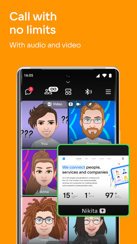 VK Messenger Mod Apk DownloadͼƬ1