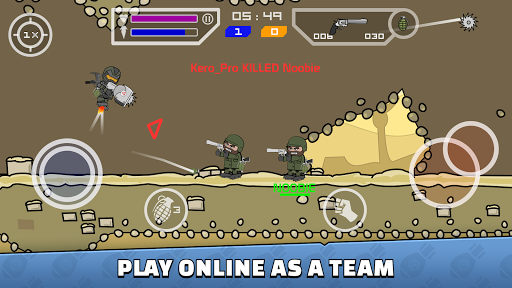 Mini Militia War.io mod apk unlimited ammo and nitro v5.5.0 screenshot 2