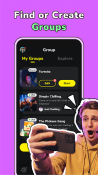 CastChat Match & Voice Chat app download for android v2.25.0-231114500 screenshot 2