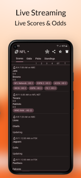 Dofu Live NFL NBA MLB NHL NCAA Apk Download for Android v2.1.9 screenshot 2