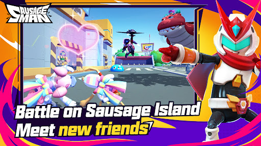 Sausage Man mod apk unlimited money and candy