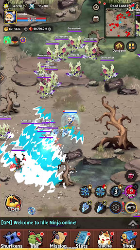 Idle Ninja Online AFK MMORPG apk download for android