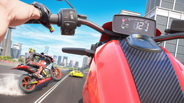 Moto Bike Rider Traffic Racing mod apk Download v1.0 screenshot 1