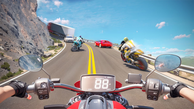 Moto Bike Rider Traffic Racing mod apk Download v1.0 screenshot 3