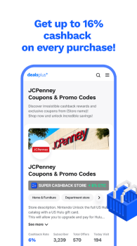 Deals+ Cashback & Free Coupons App Download for Android v1.1.6 screenshot 1