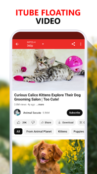iTube Floating Video Apk Download for Android v1.0 screenshot 3