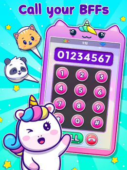 Kids Baby Unicorn Phone Game Apk Free Download v1.0 screenshot 2