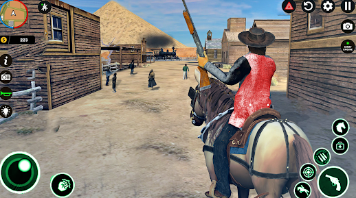 Western Cowboy Game Horse Ride Mod Apk Download v1.1.1 screenshot 3