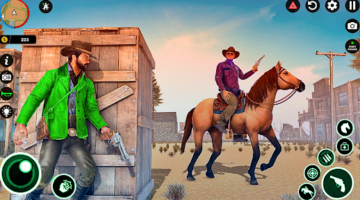 Western Cowboy Game Horse Ride Mod Apk Download v1.1.1 screenshot 4