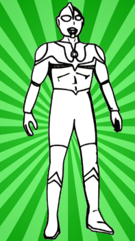 Ultra man Coloring pages Apk Free Download v1.0 screenshot 1