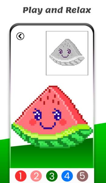 Watermelon Game Pixel Art Apk Free Download