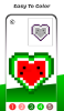 Watermelon Game Pixel Art Apk Free Download v1.0 screenshot 2