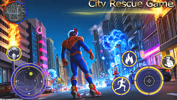 City Avenger Hedgehog hero apk Download v0.1 screenshot 2