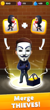 Merge Robbers Idle Merging Mod Apk Latest Version v1.23.2 screenshot 3