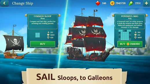 Pirate Ships Build and Fight Mod Apk Unlimited Everything Latest Version v1.12 screenshot 2