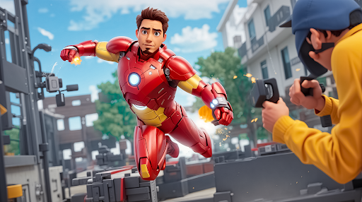 Iron Boy Iron Hero Man Games Mod Apk Download v1.3 screenshot 1