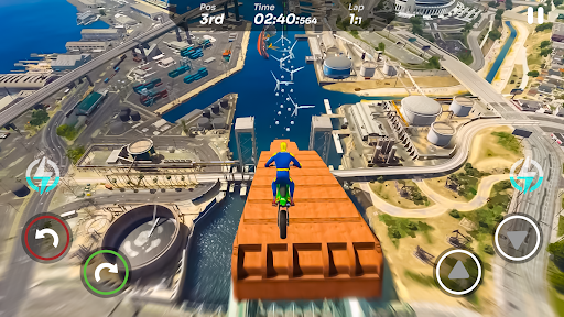 Bike Stunt Xtreme Mega Ramp mod apk unlimited money v1.0.3 screenshot 3