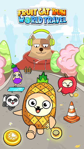 Fruit Cat Run World Travel Apk Download for Android