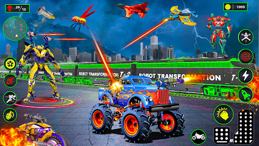 Robot Transform Robot Car Game mod apk (unlimited money) v1.5 screenshot 3