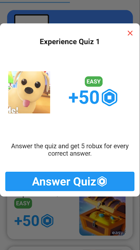 Robux Reward Quiz Mod Apk Download