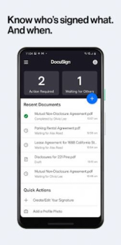 DocuSign free version download for android v3.41.0 screenshot 2