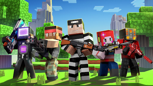 Cops N Robbers Pixel Craft Gun Mod Apk 14.11.1 Unlimited Money and Gems Latest V v14.11.1 screenshot 2