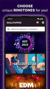 Phone Ringtones Wallpapers App Free Download for Android v3.0 screenshot 2