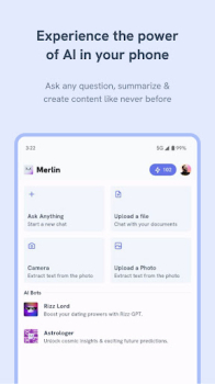 Merlin AI Ask Anything Mod Apk Download v3.1.0 screenshot 4