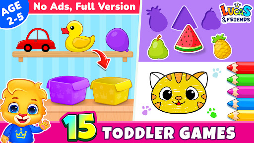 Kids Toddler & Preschool Games download for android v1.0.6 screenshot 3