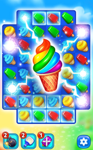 Ice Cream Paradise Match 3 mod apk no ads v3.1.0 screenshot 3