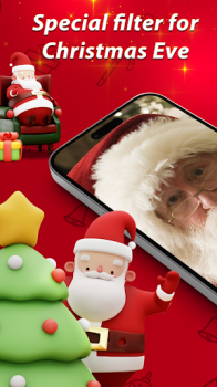 Santa Funny Face Filter App Download for Android v1.0.8 screenshot 4