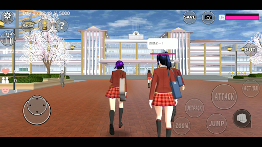 SAKURA School Simulator japanese version mod apk 2024 download v1.041.12 screenshot 4