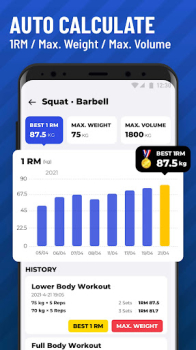 Gym Workout Tracker Gym Log mod apk latest version v1.3.0 screenshot 3