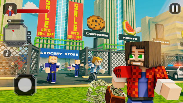 Dude Theft Mafia Block City 3D apk Download v1.0 screenshot 1