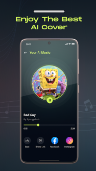 AI Song Cover Music AI Voice mod apk premium unlocked v1.2.5 screenshot 2