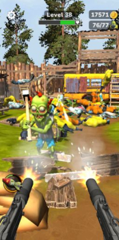 Tower Gunner Zombie Shooter mod apk unlimited money v1.2.29 screenshot 1