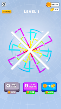 Bouncing Rainbow Calm Clicker apk download latest version v1.9 screenshot 1