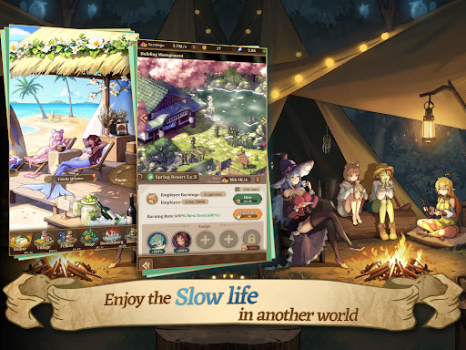 Isekai Slow Life Mod Apk 1.619 All Characters Unlocked Latest Version v1.619 screenshot 1