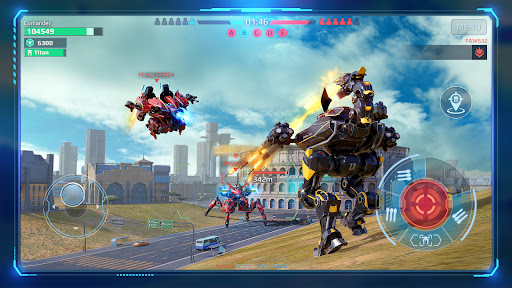 War Robots Multiplayer Battles mod apk unlimited money and gold latest version v9.6.0 screenshot 1